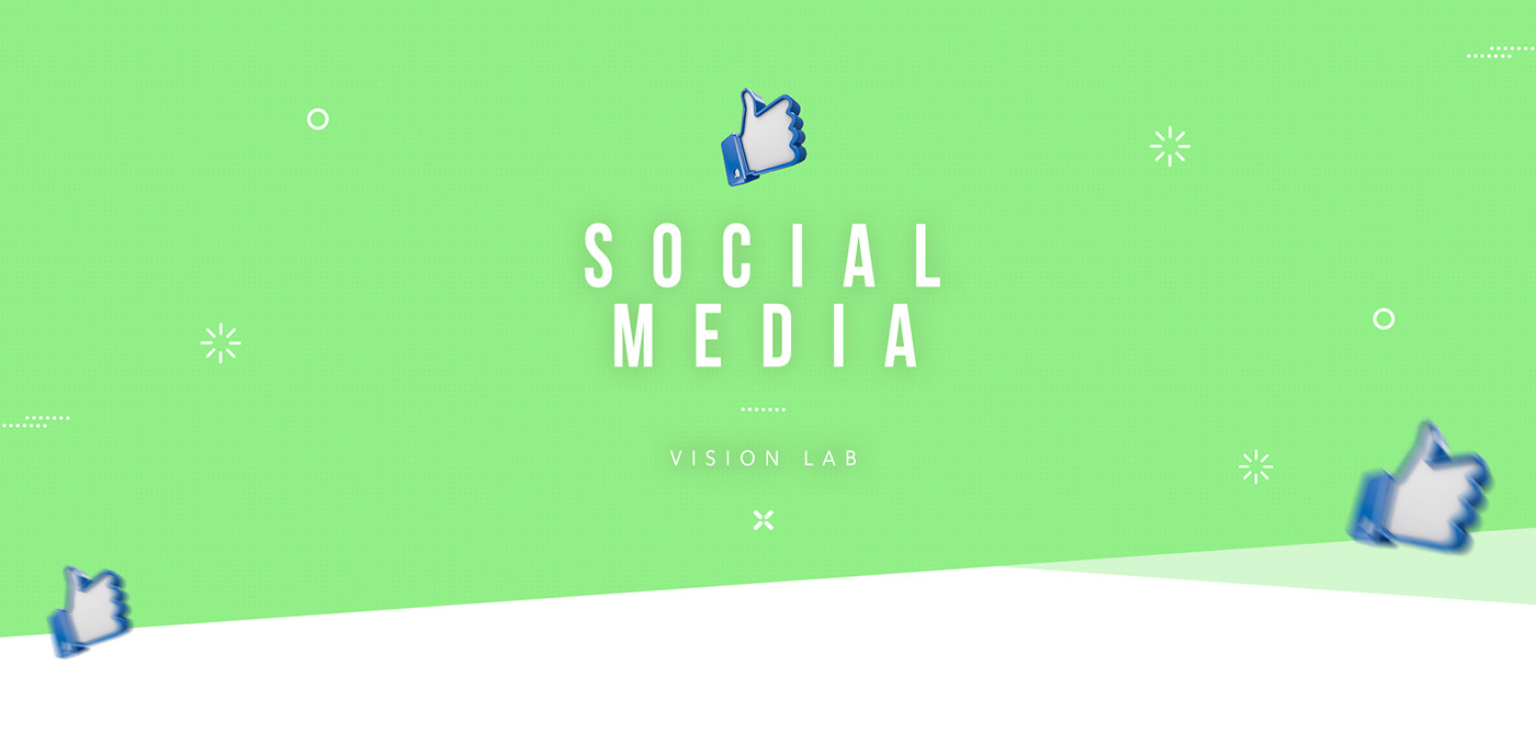 VISIONLAB agency social media post facebook twitter instagram creative colors