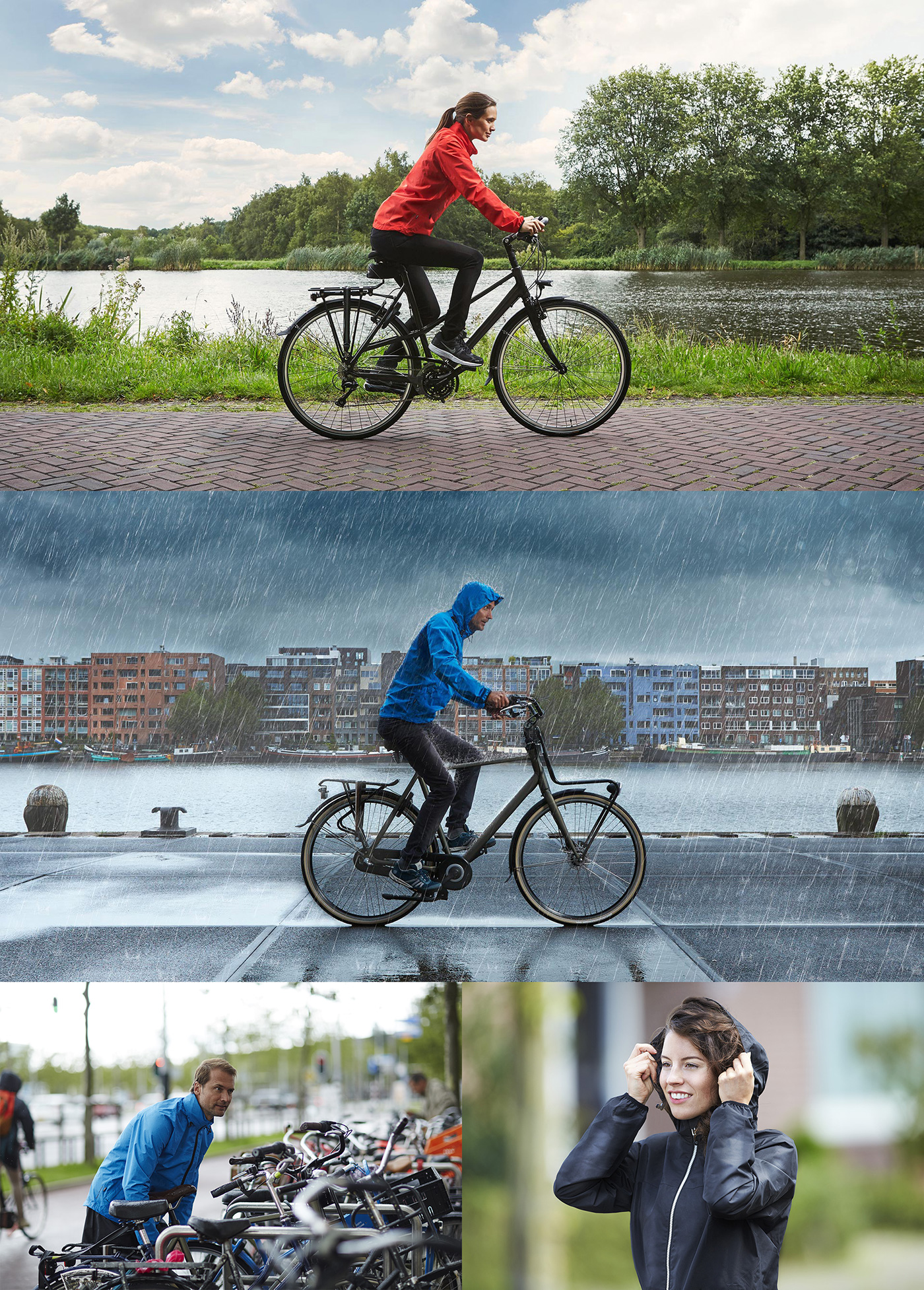 Adobe Portfolio agu Bicycle bicycle clothes Bike rain wheater   shop One Page Micro Site Alkmaar Netherlands amsterdam css animations logo animation