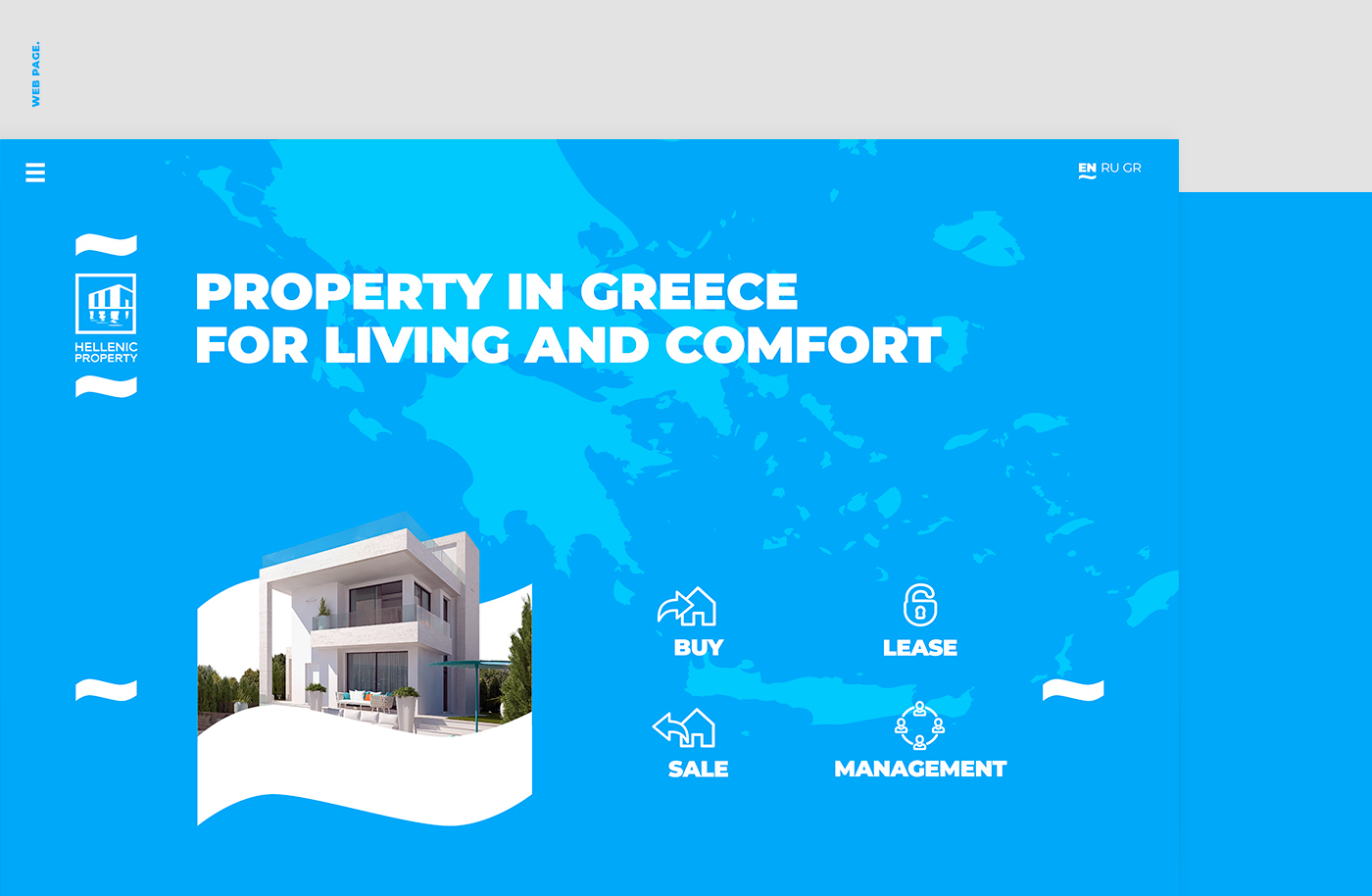 property identity UI ux Greece navy water sculpture antiquity