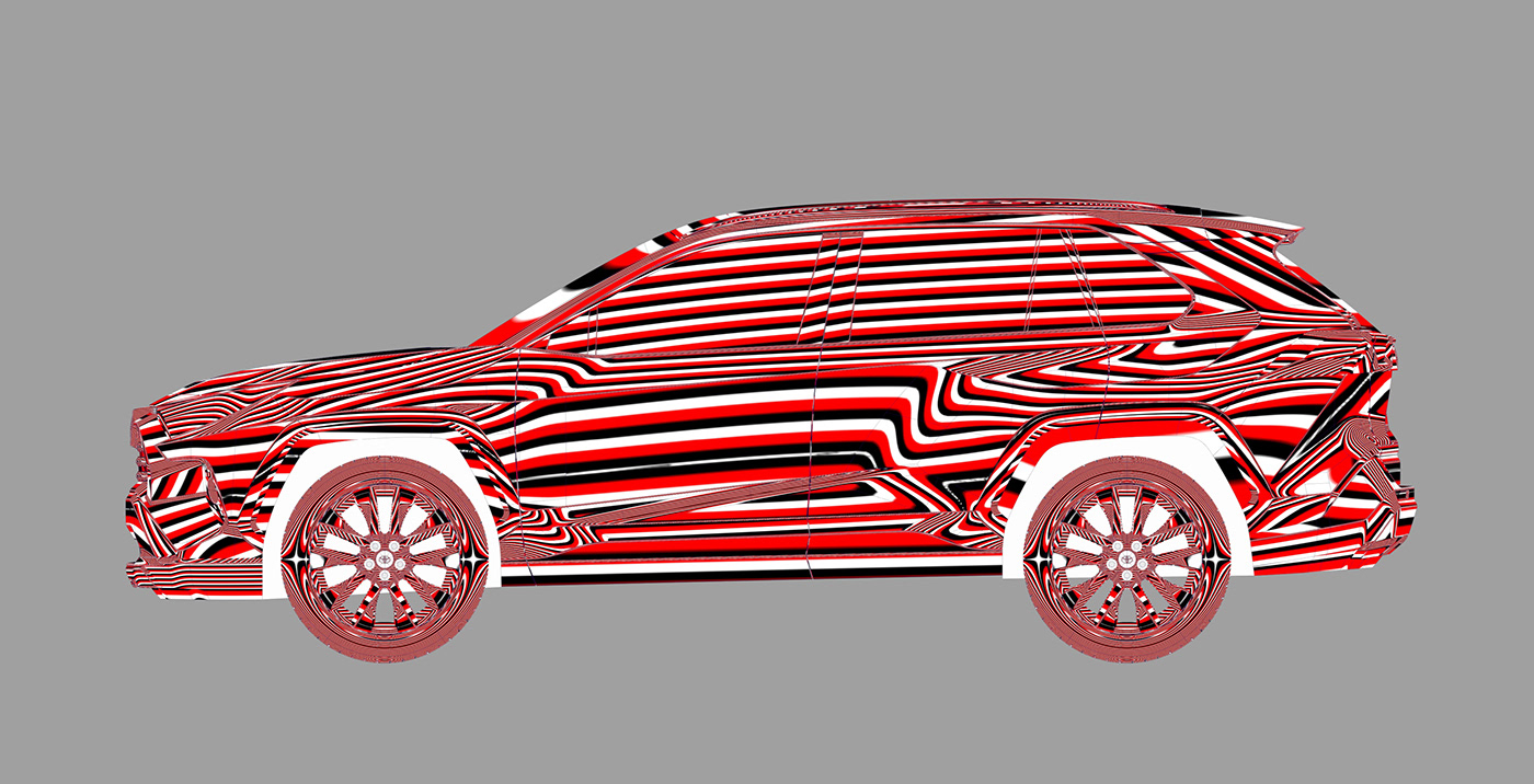 Alias automotive   car design Digital Modeling rav4 suv toyota VRED