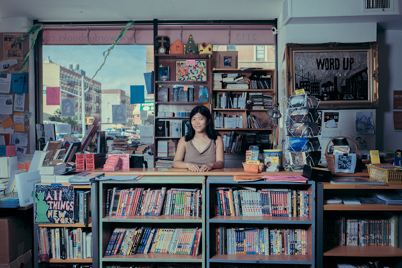portraits books bookstores indie nyc colorphotography cinematography Portraiture