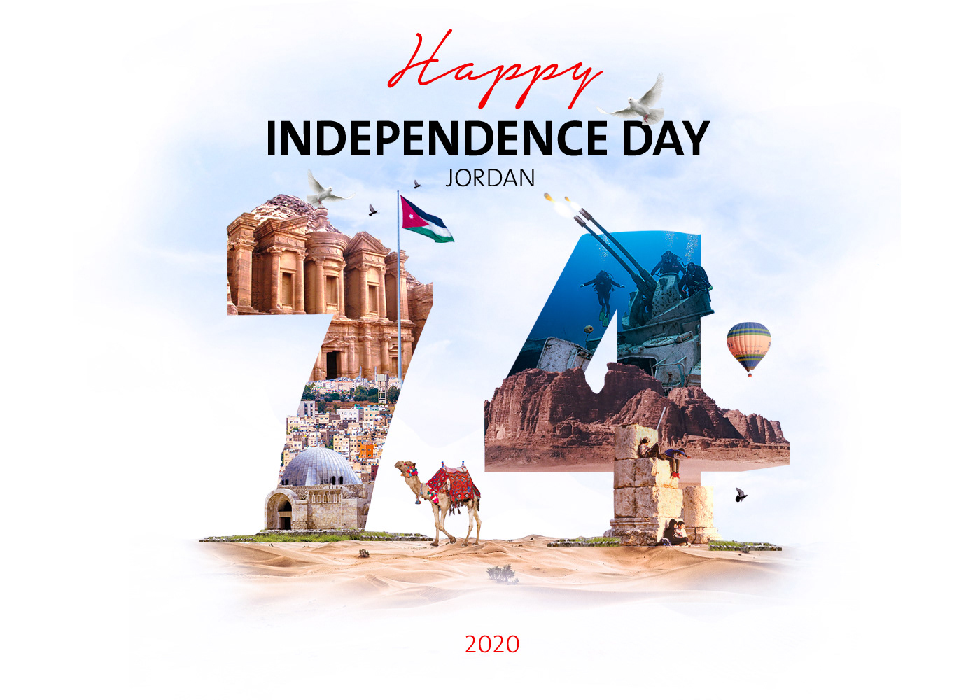 Jordan Independence day 2020 on Behance
