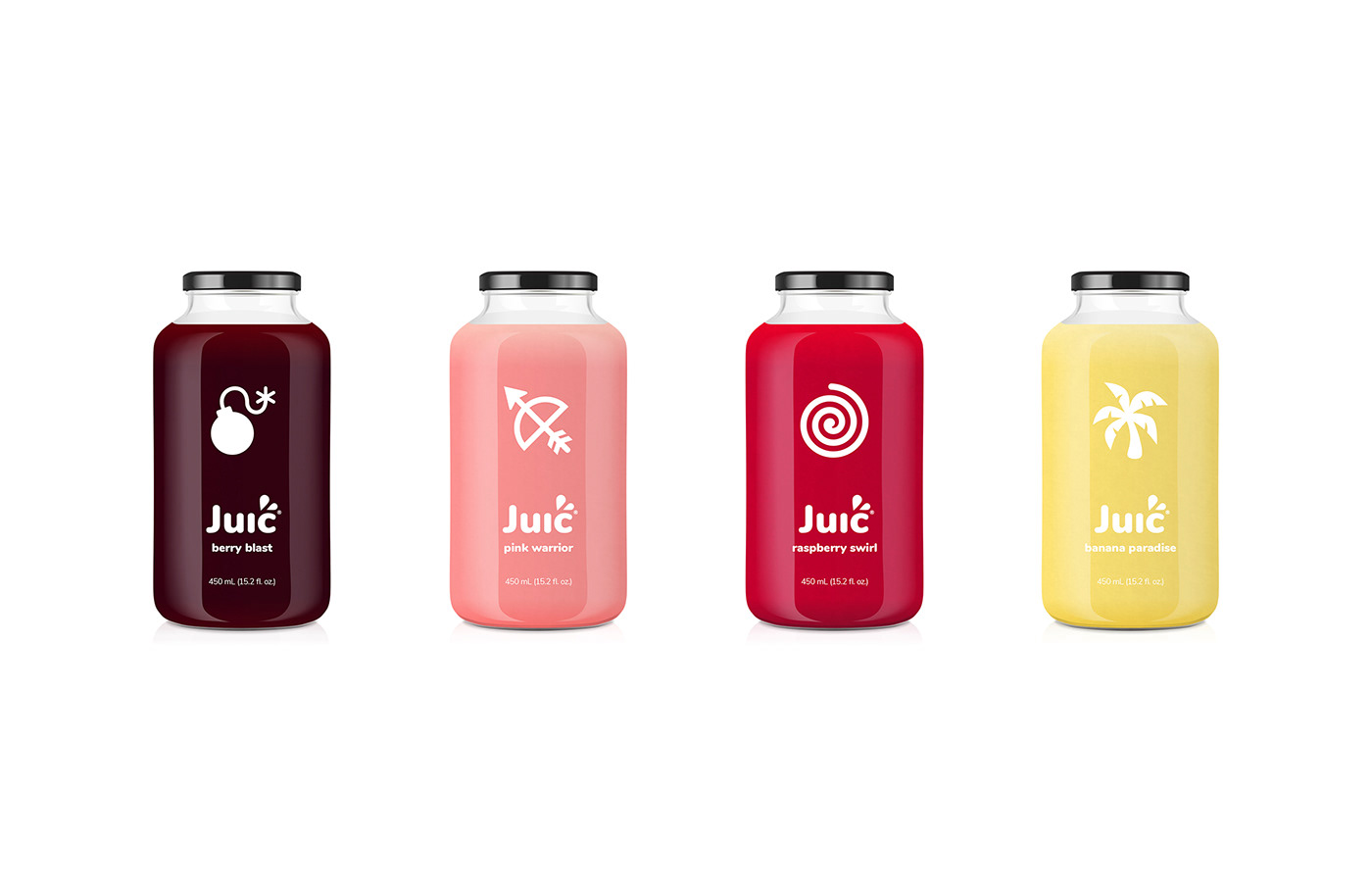 drink branding  Cold-Press simple logo juice smoothie Website color Mockup