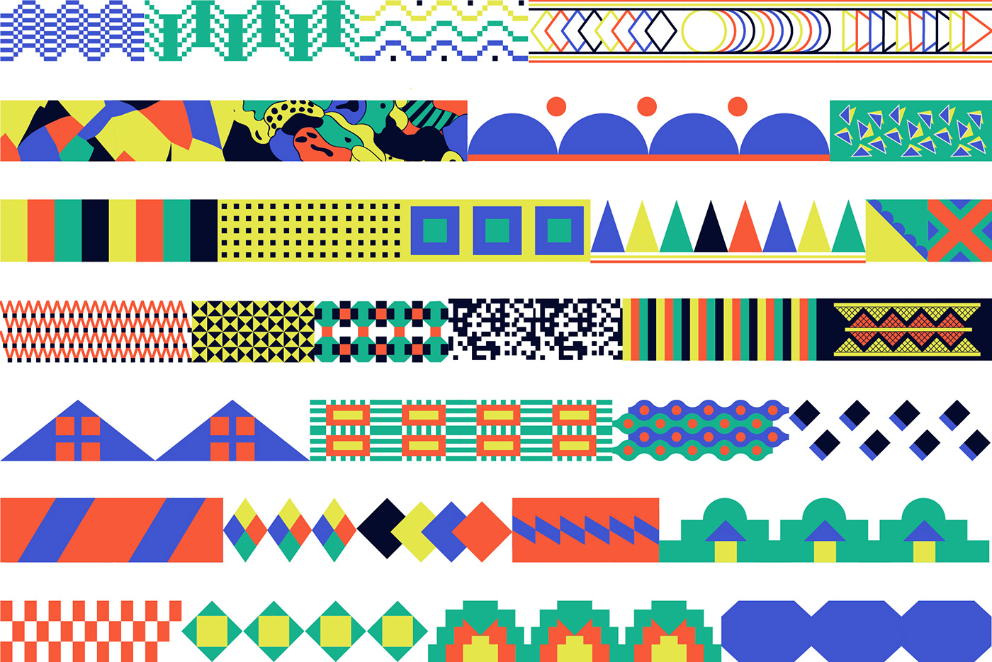 Daniel Triendl birgit palma font kenya africa pattern ILLUSTRATION  colour type texture