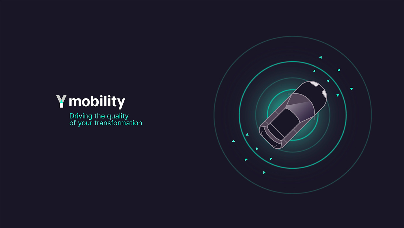 brand identity coche inteligente future mobility Logo Design Movilidad Inteligente rebranding smart car
