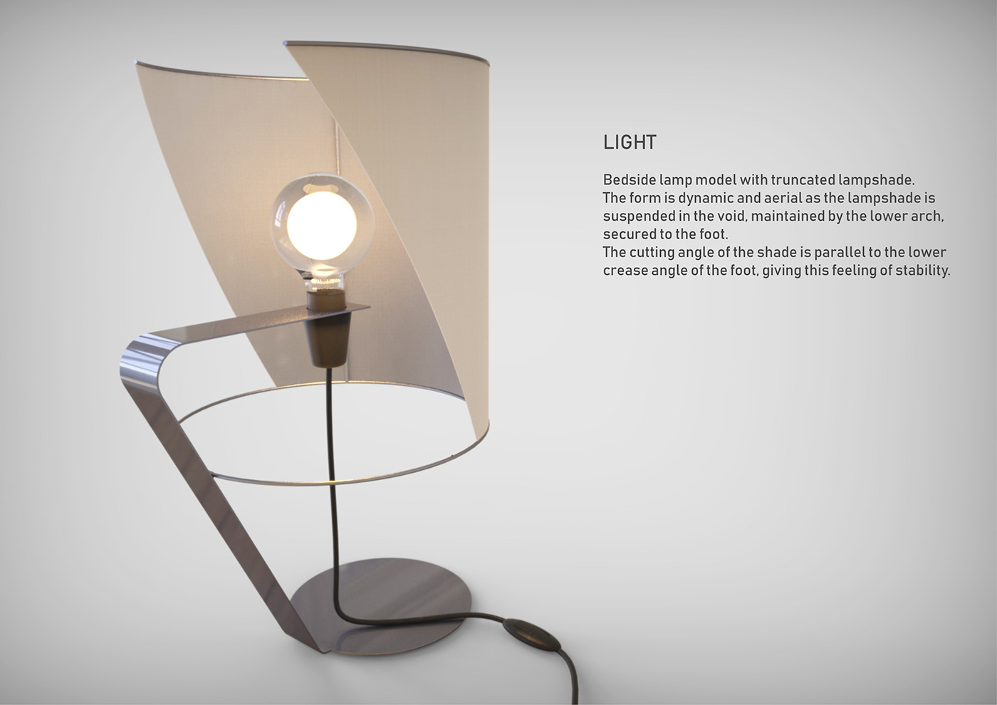 Lamp light Aerial industrial design