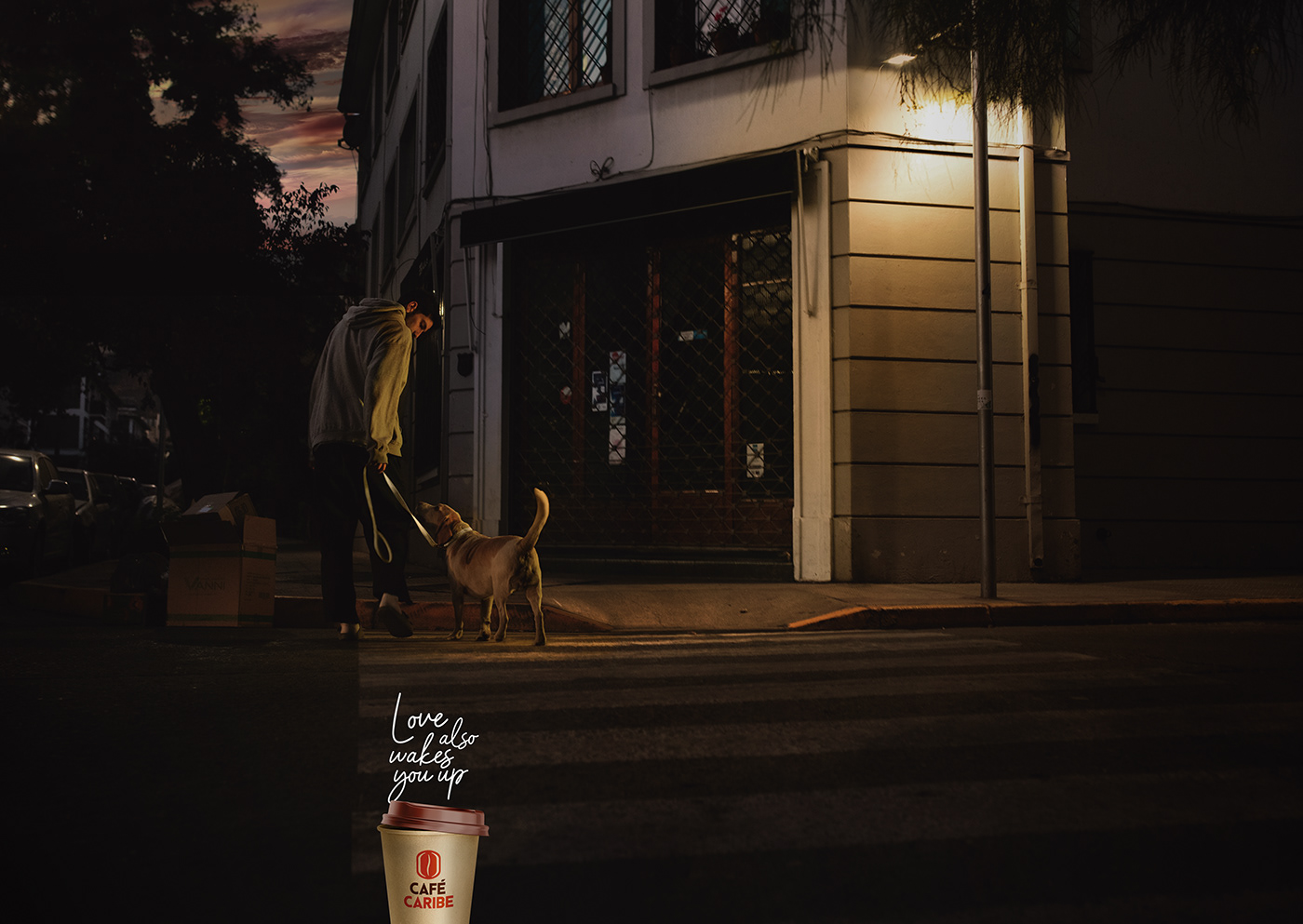 Advertising  cafe Cannes Coffee Film   Food  Love print publicidad wake up
