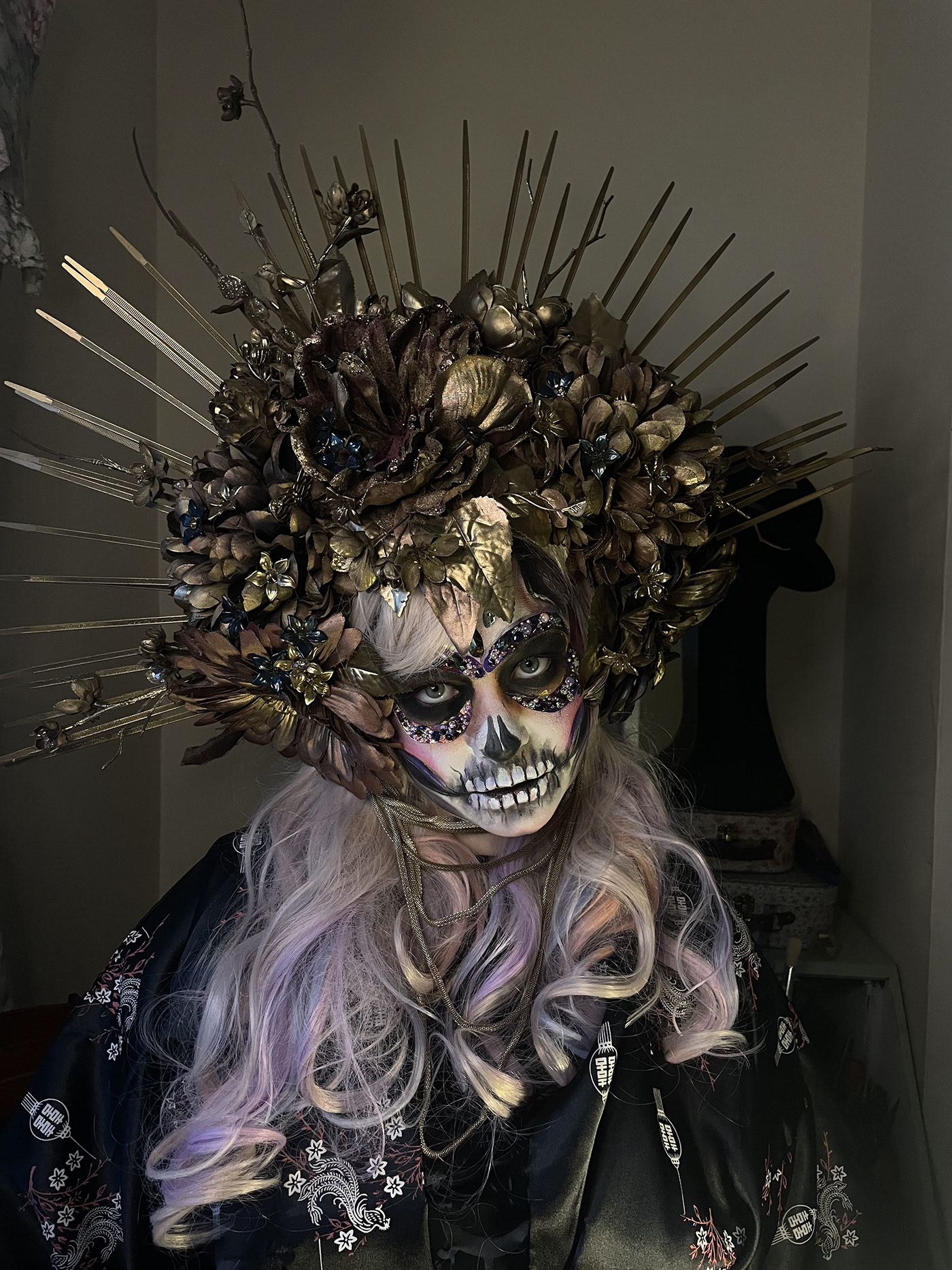 makeup Stage Makeup headdress headpiece handmade wigs