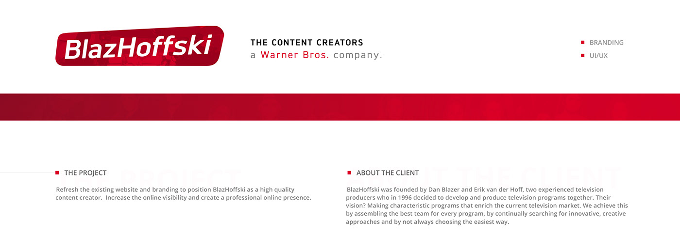 Webdesign UI/UX Content Creator branding  portfolio refresh One Page Website media