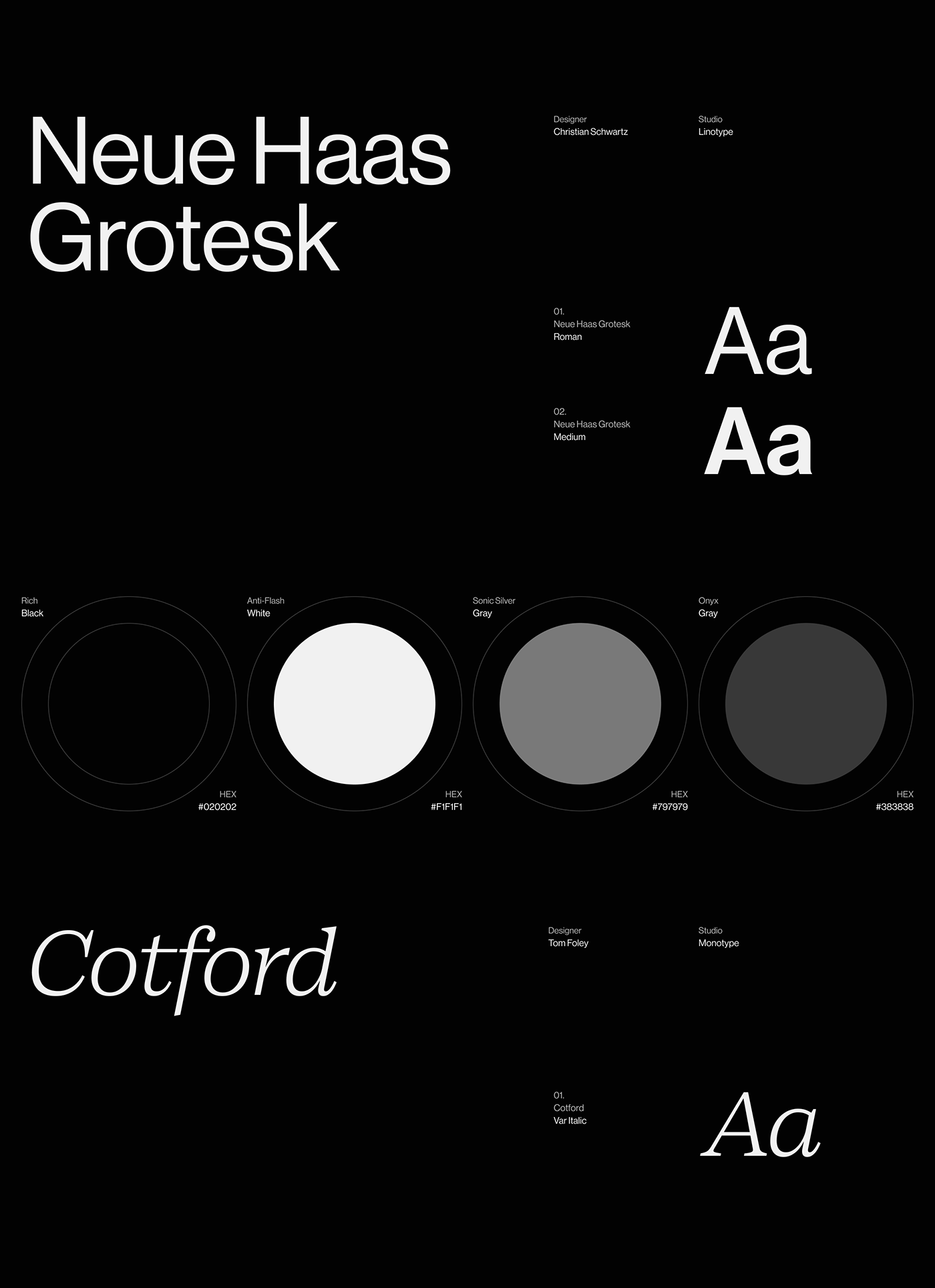 Typography & Colors. Le:mma Studio. Website Design & Visual Identity.