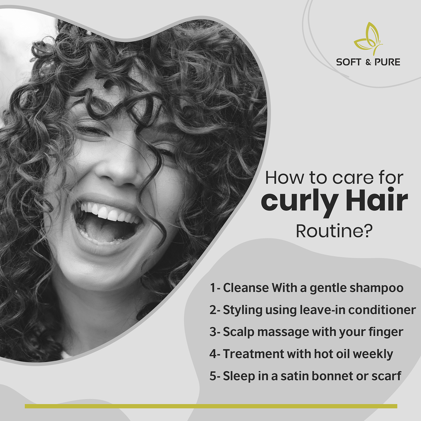 cosmetics Social media post marketing   Advertising  beauty haircare Hair Cream Moisturizer curly