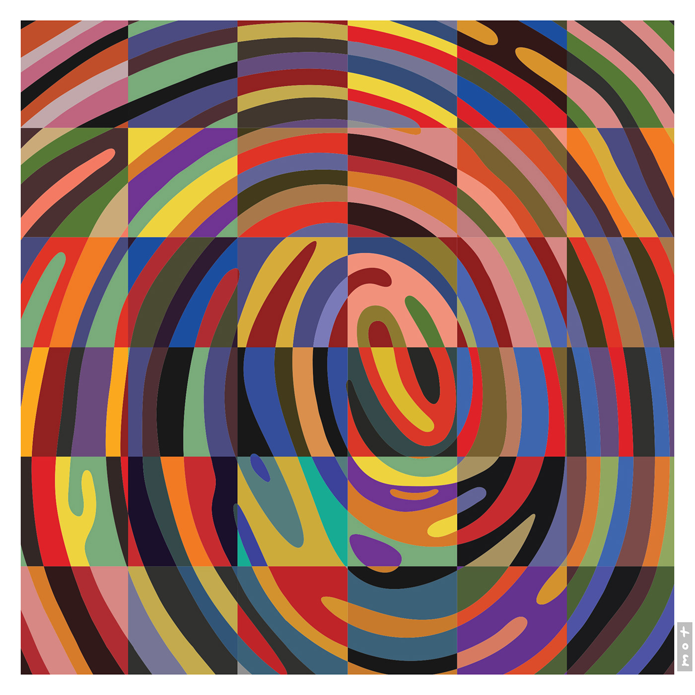 Tom Sawyer Abstract Art pattern art color design mot-art screenprint acrylic on canvas Textiles МОТ
