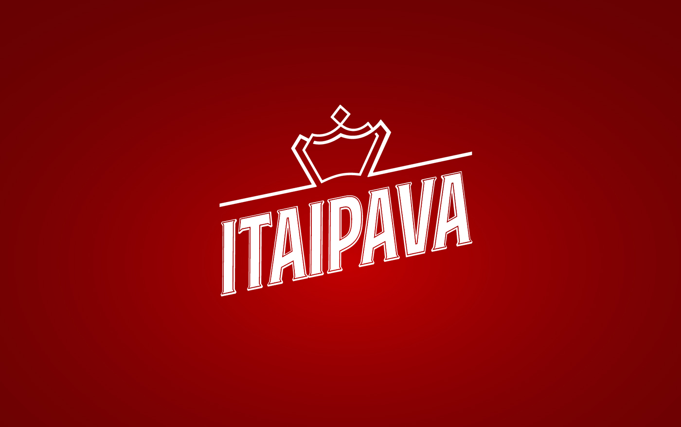 beer logo type pilsen itaipava Brasil lettering can bottle cold redesign modern