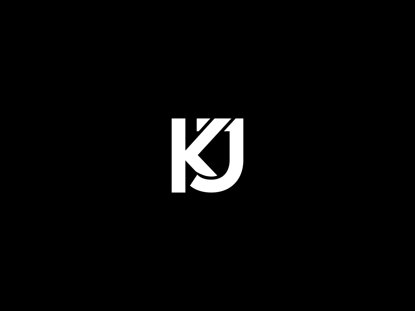 Kj logo design simple luxury logo minimalist modern Logo Design adobe illustrator Brand Design