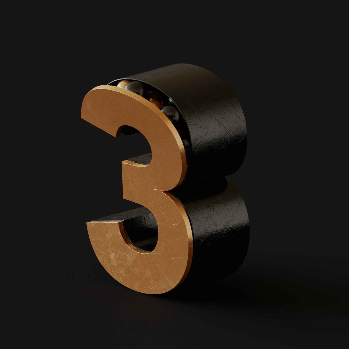 36daysoftype typography   letters lettering 3D 3d letters cinema 4d 3D Type Render corona render 