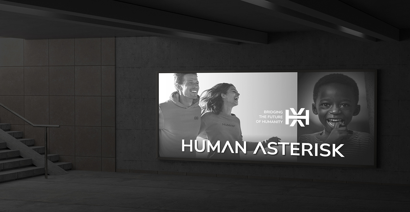 human asterisk Fashion  apparel Clothing humanity logo brand identity branding  inequality