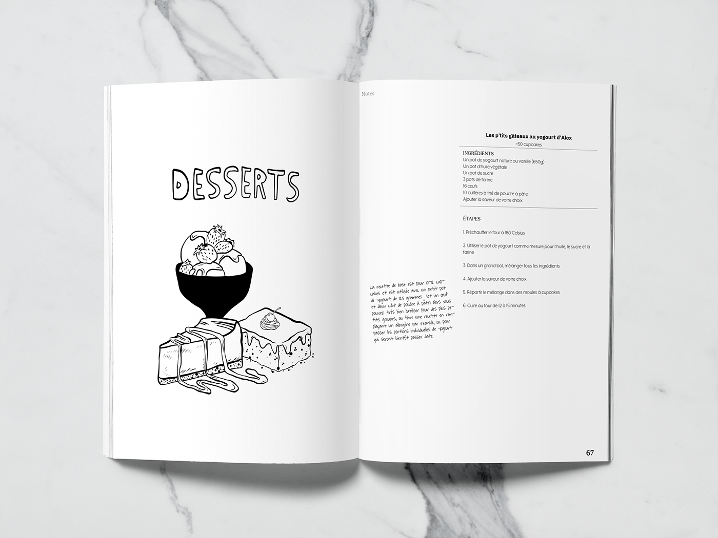 book Digital Art  Drawing  identity libro recetas recipy typography   vector