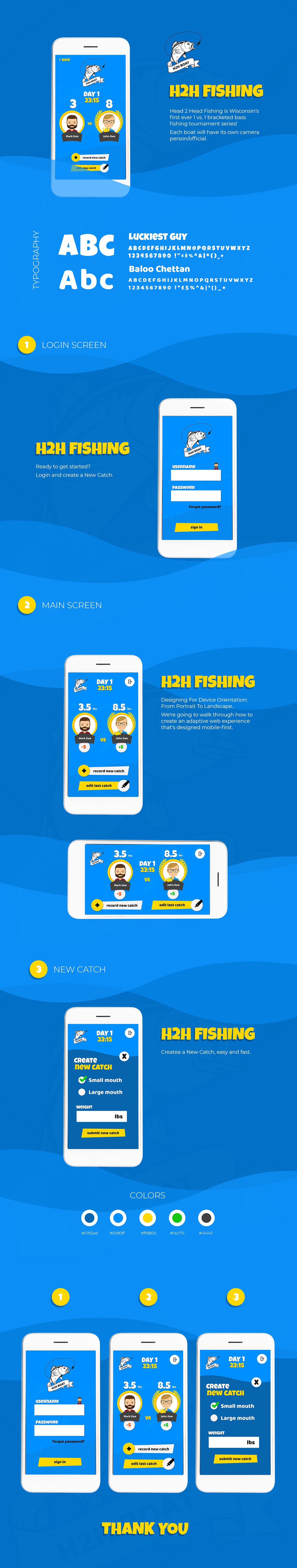 branding  UI/UX Design Research idea fishing mobile app design Mobile App UI/UX Mobile first creative mobile app fishing game