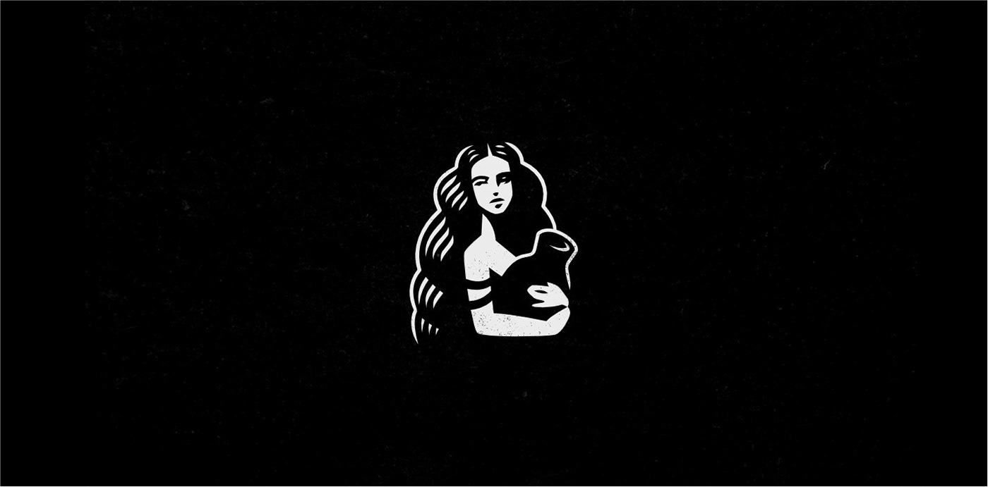 beauty goddess graphicdesign logo logoset woman