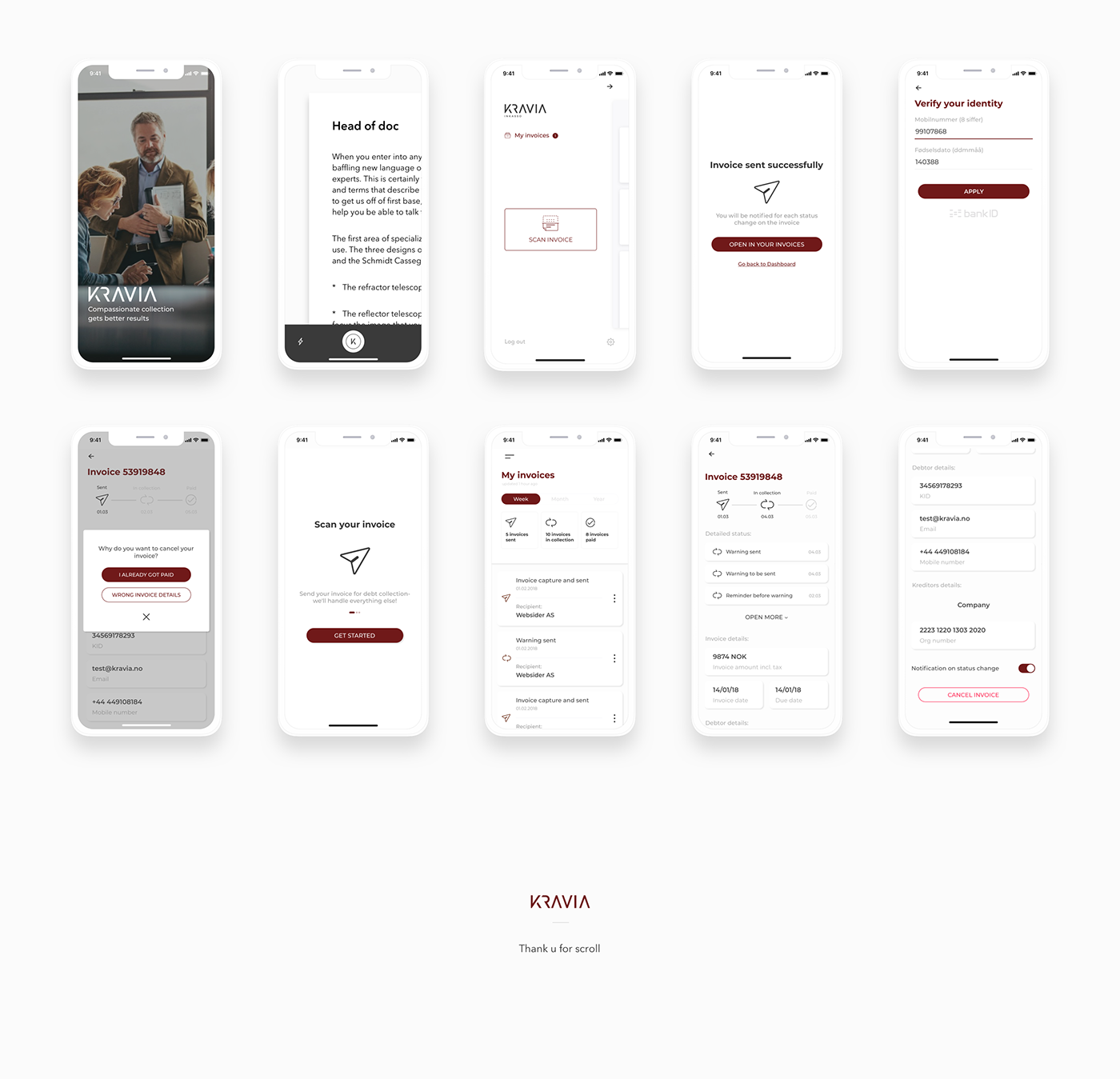 UI ux kiev ios finance app application UI/UX norwegian agency