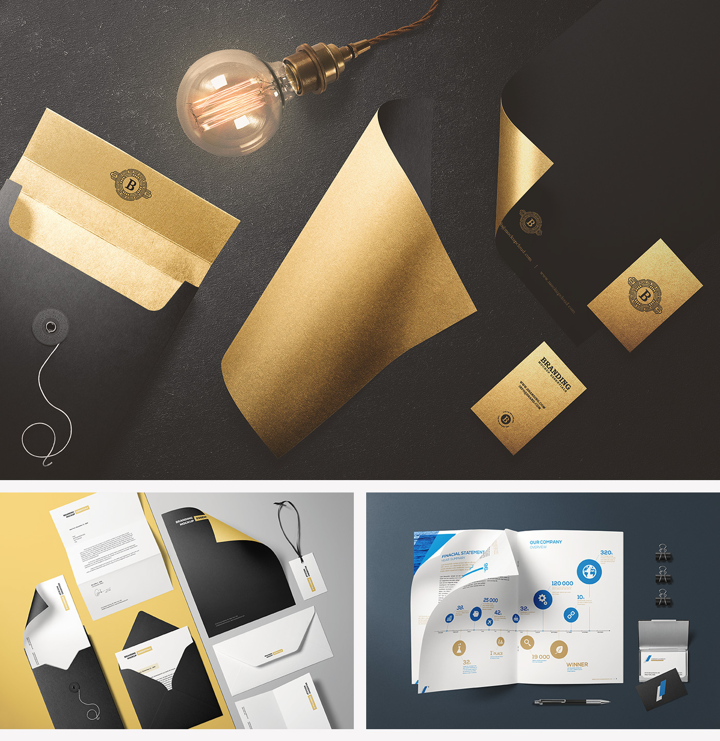 Download Branding Mockup Essentials on Behance