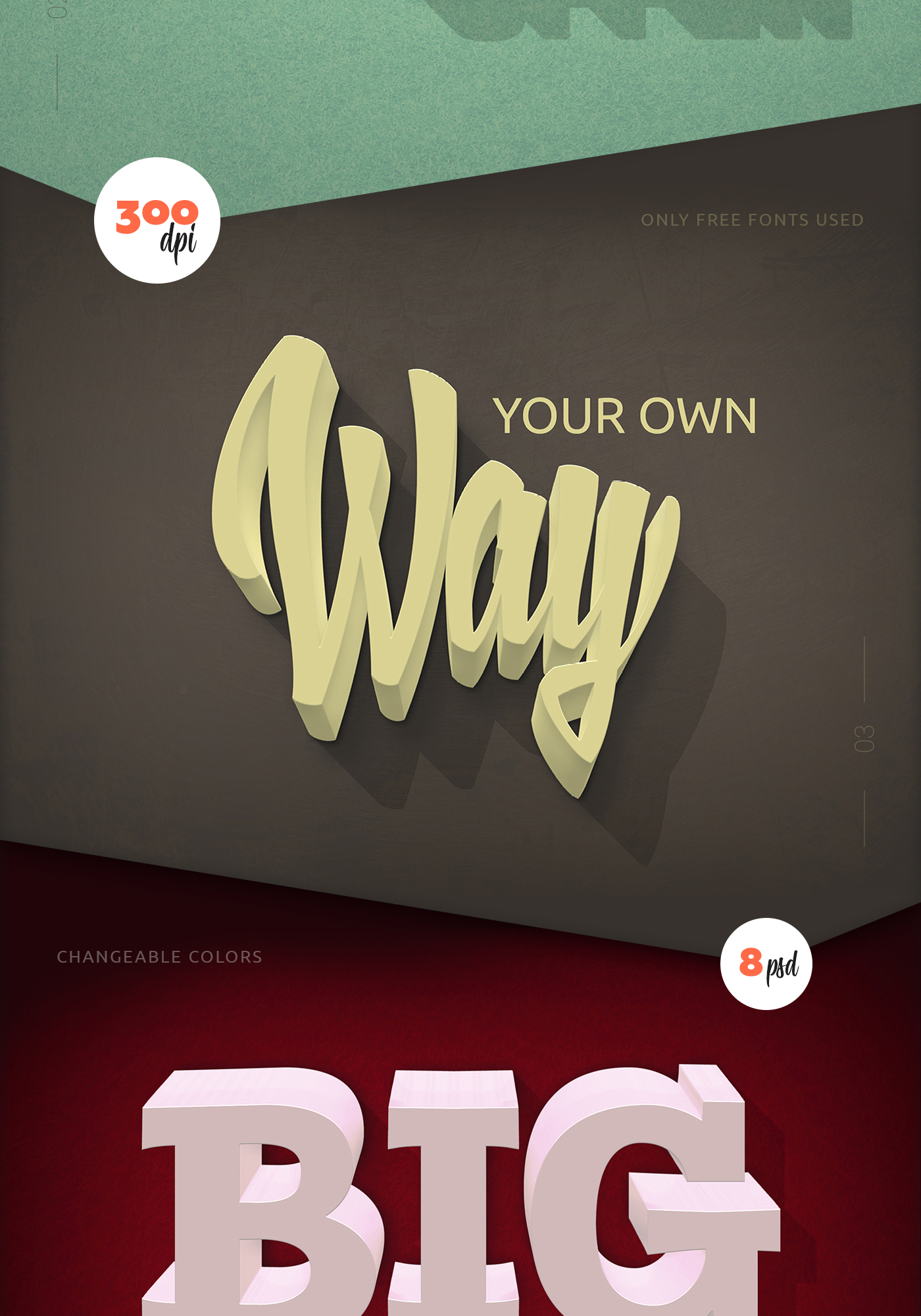 3D 3d effect 3D logo mockup 3d mockup text 3D text Mockup add-on big sale