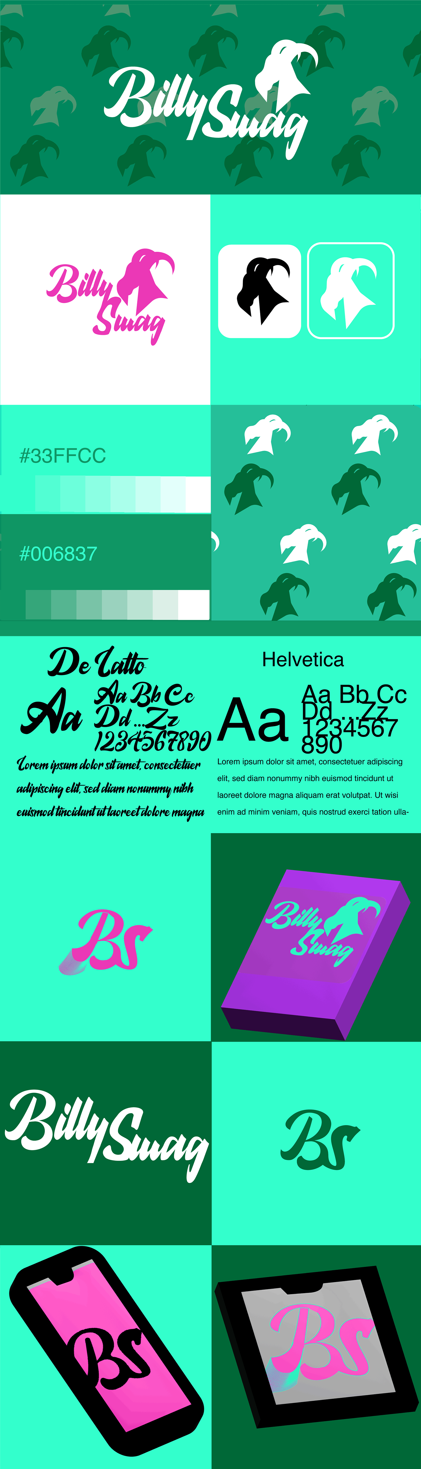 logos branding kit brand identity goats adobe illustrator