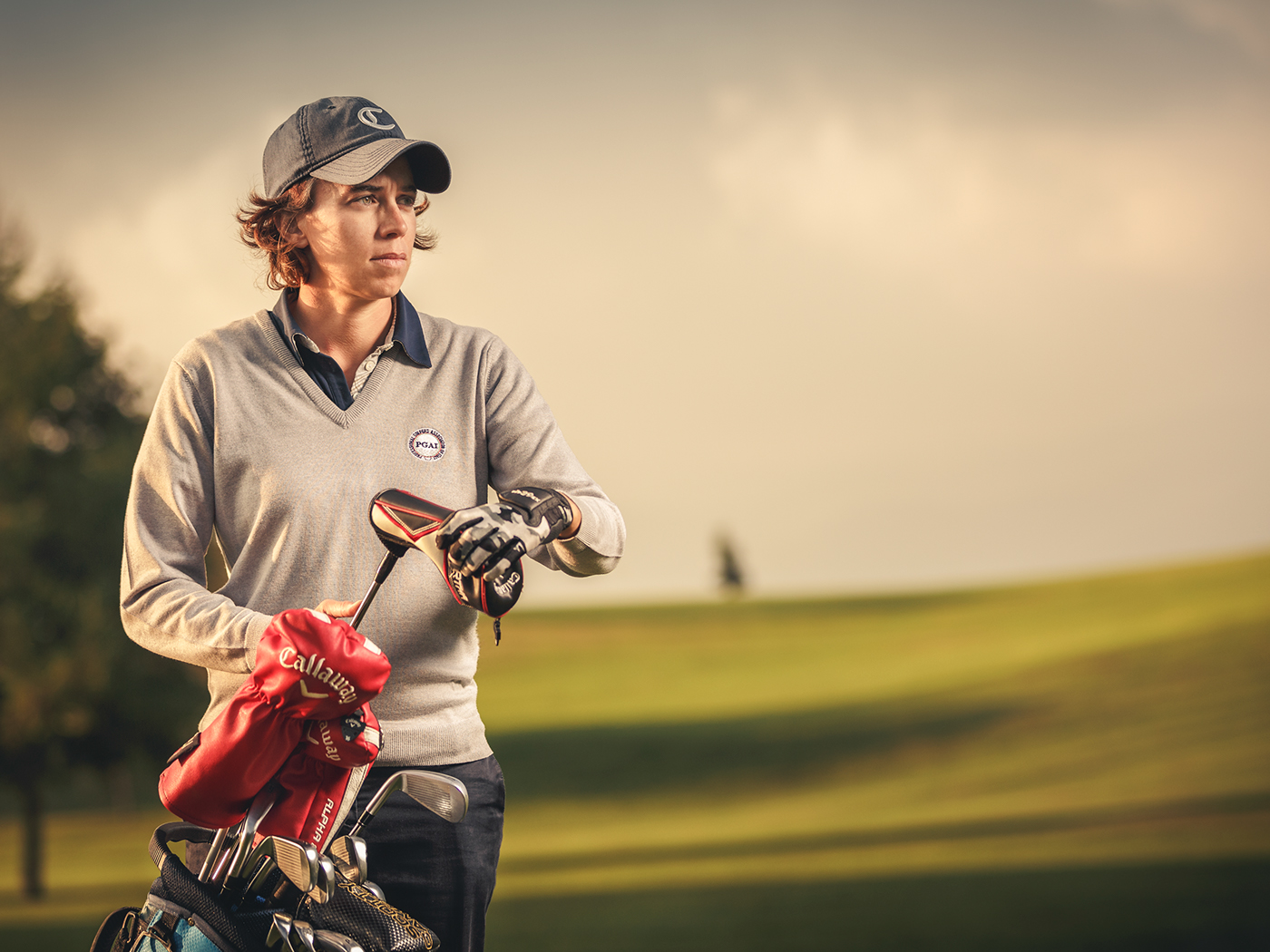 giuliafranchini golf professional matteomescalchin digitalmovie portrait action sport Hasselblad lighting