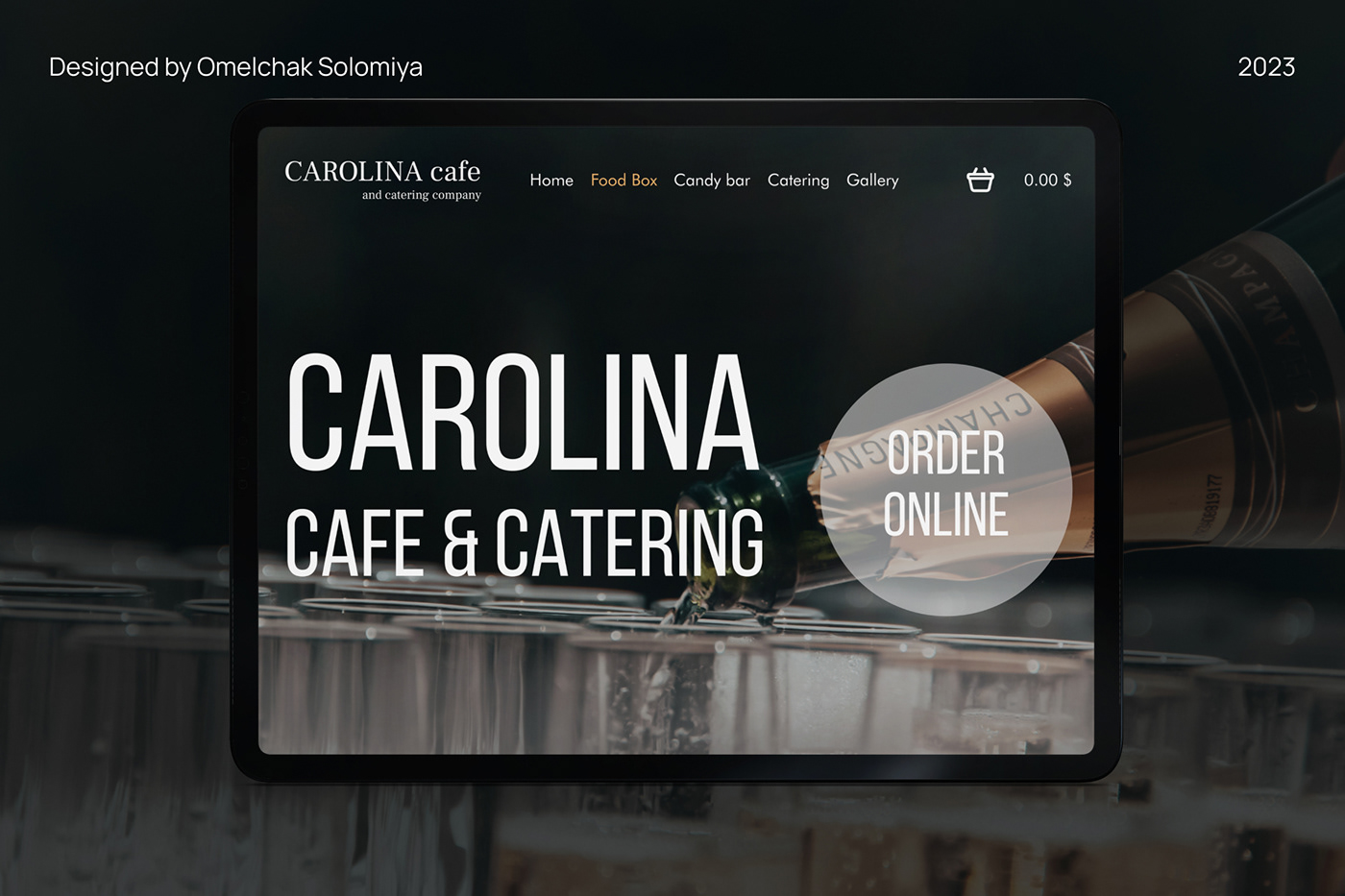 UI/UX Website Webdesign Figma ux/ui design ui design UX design Cafe design Food 