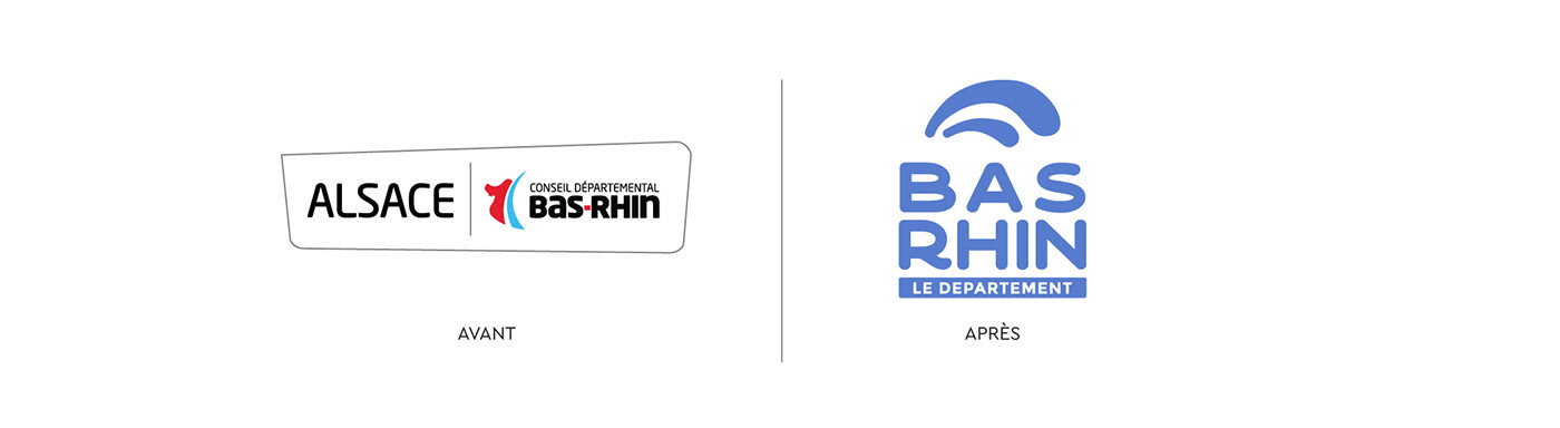Bas Rhin département logo bas rhin redesign redesign logo refonte logo region rhin