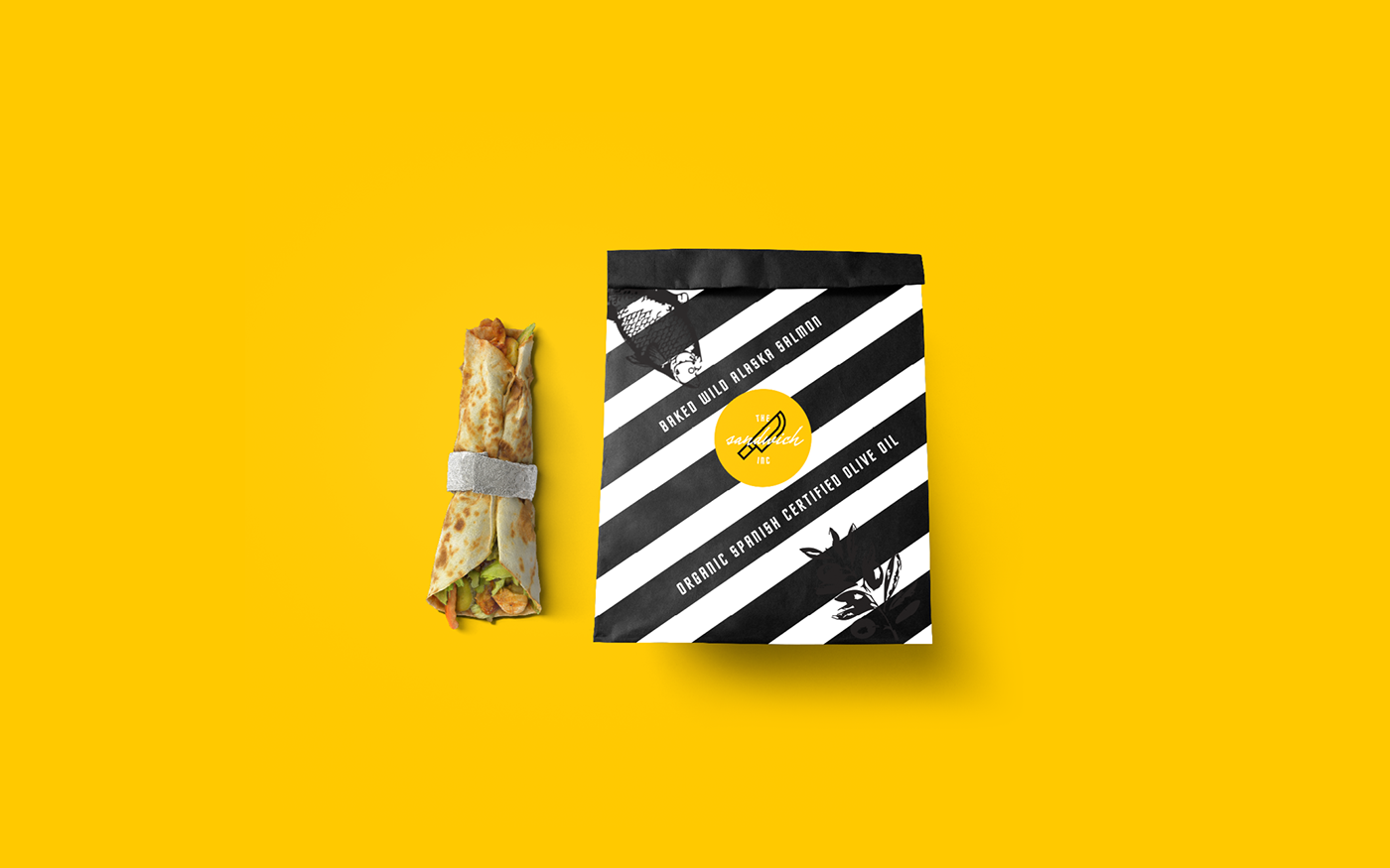 sandwich lab Inc snack brand identity graphic design