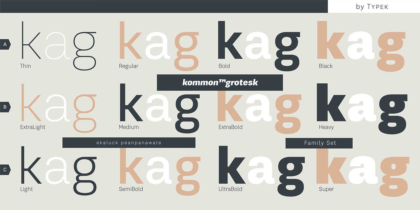 typedesign font sans serif TypeKFoundry