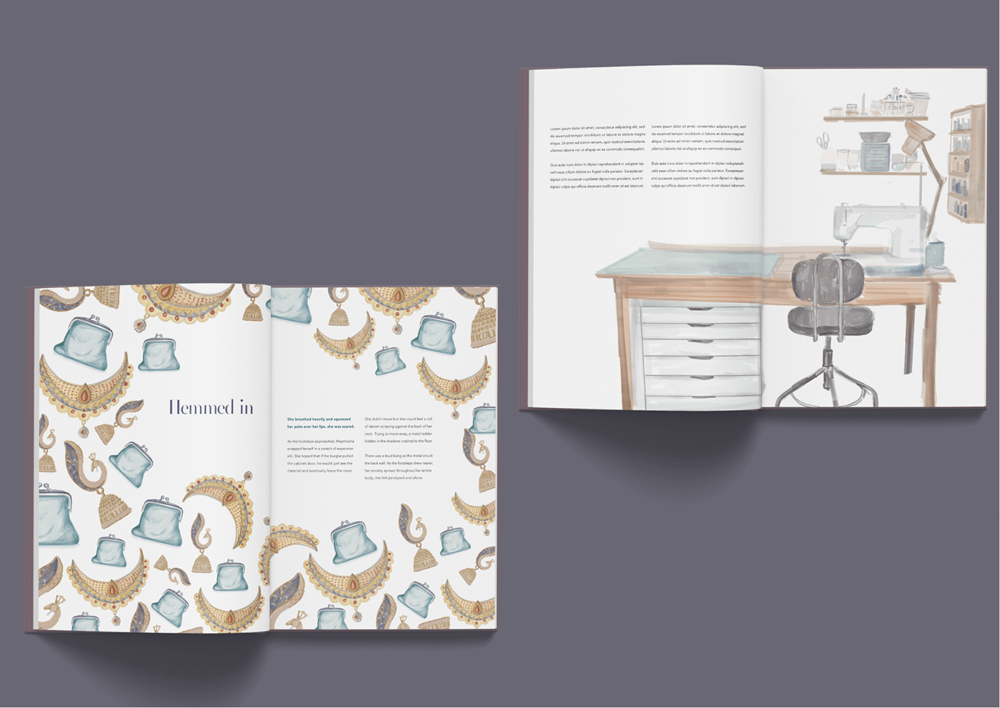 book book design Digital Art  Drawing  editorial illustrations Layout magazine typography   visual