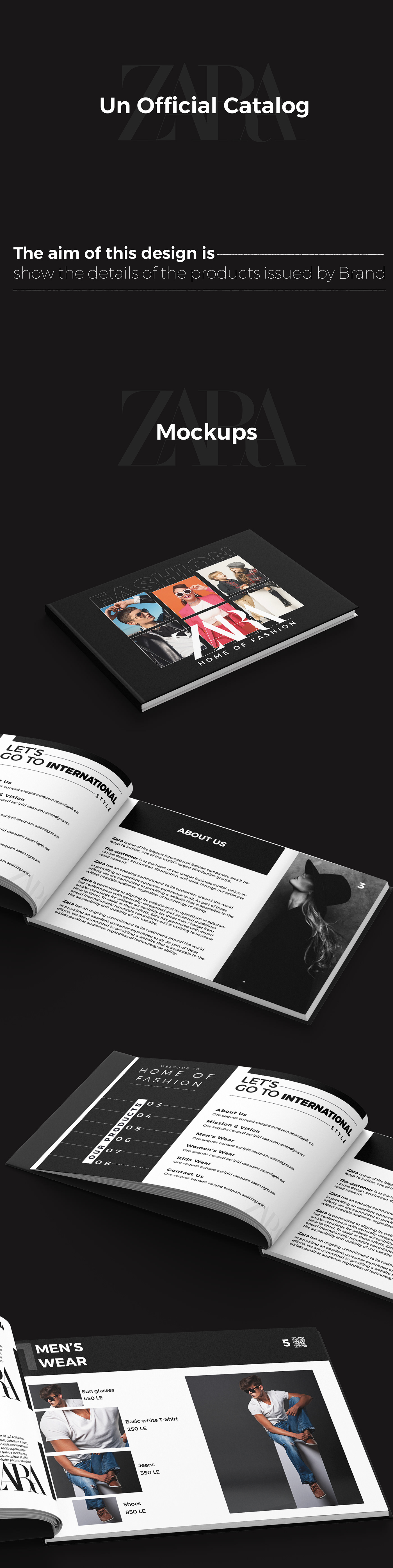 catalog brand identity magazine Layout print InDesign book cover design brochure