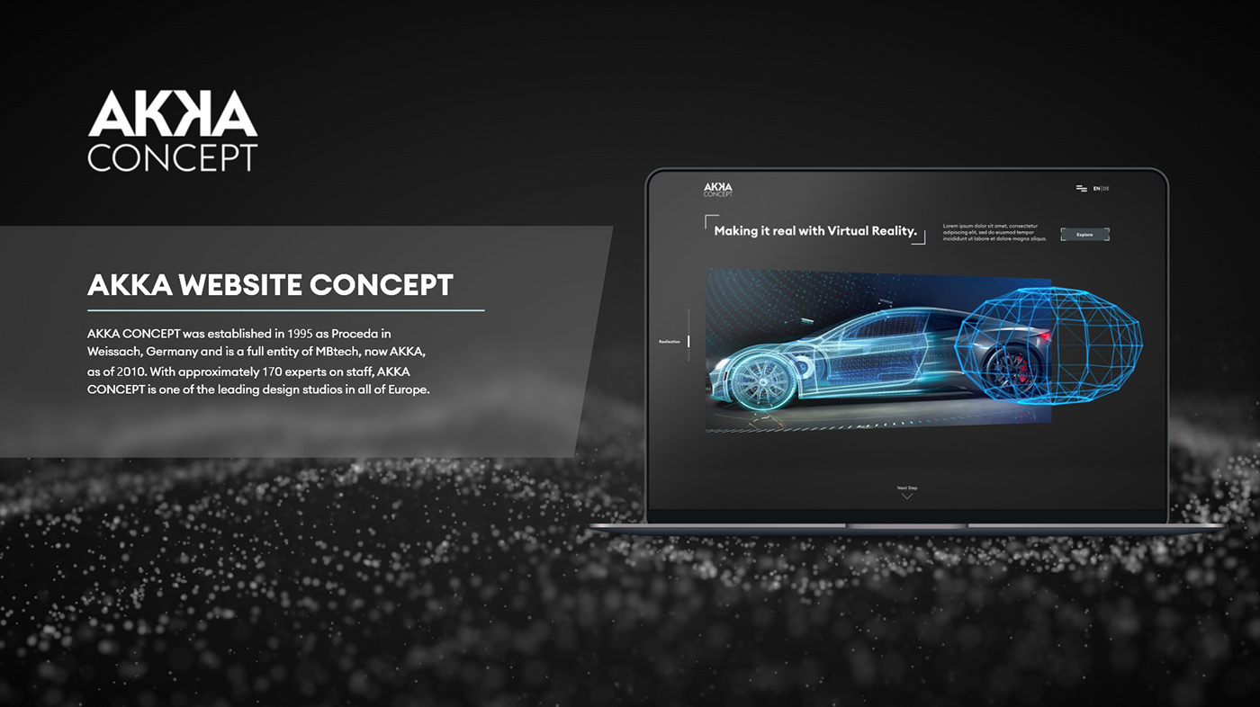 Adobe XD car motion UI ux Webdesign