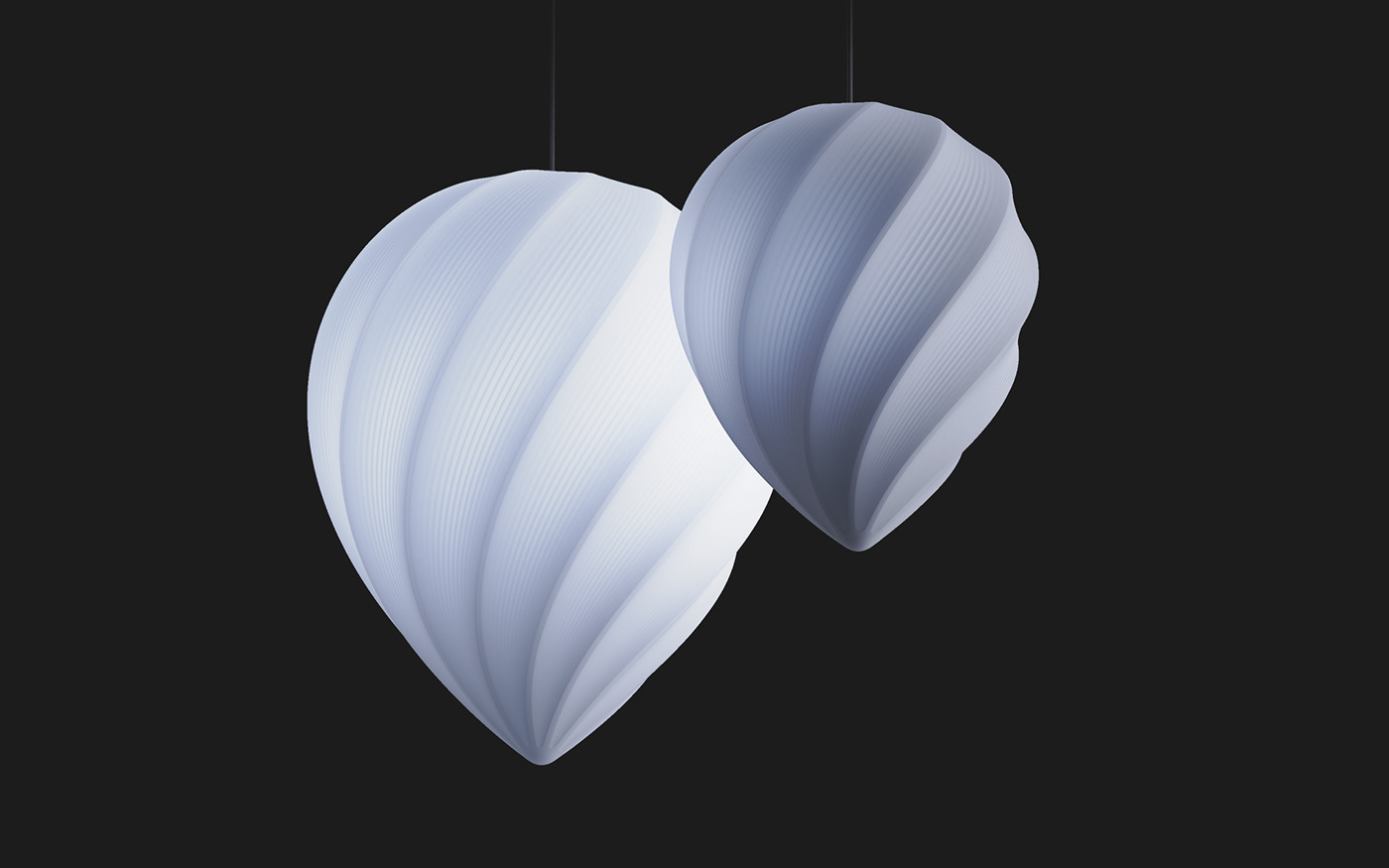 light rotational molding Aeronautics balloon led lighting pendant suspend generative zeppelin
