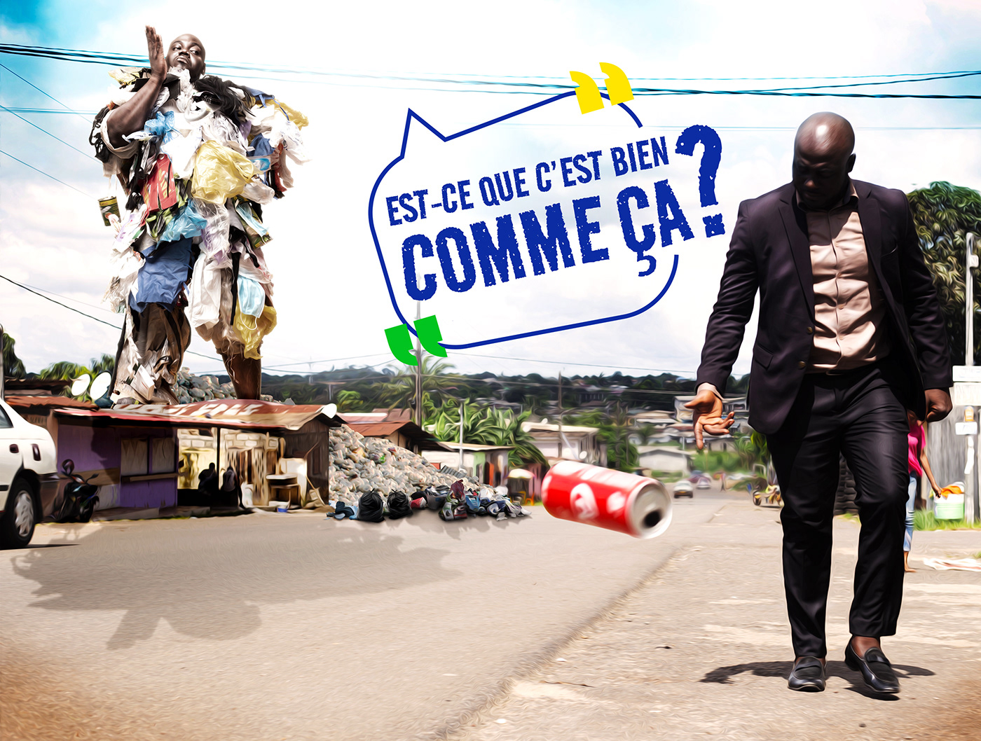 ads Ads Gabon Advertising  african designer environment Gabon