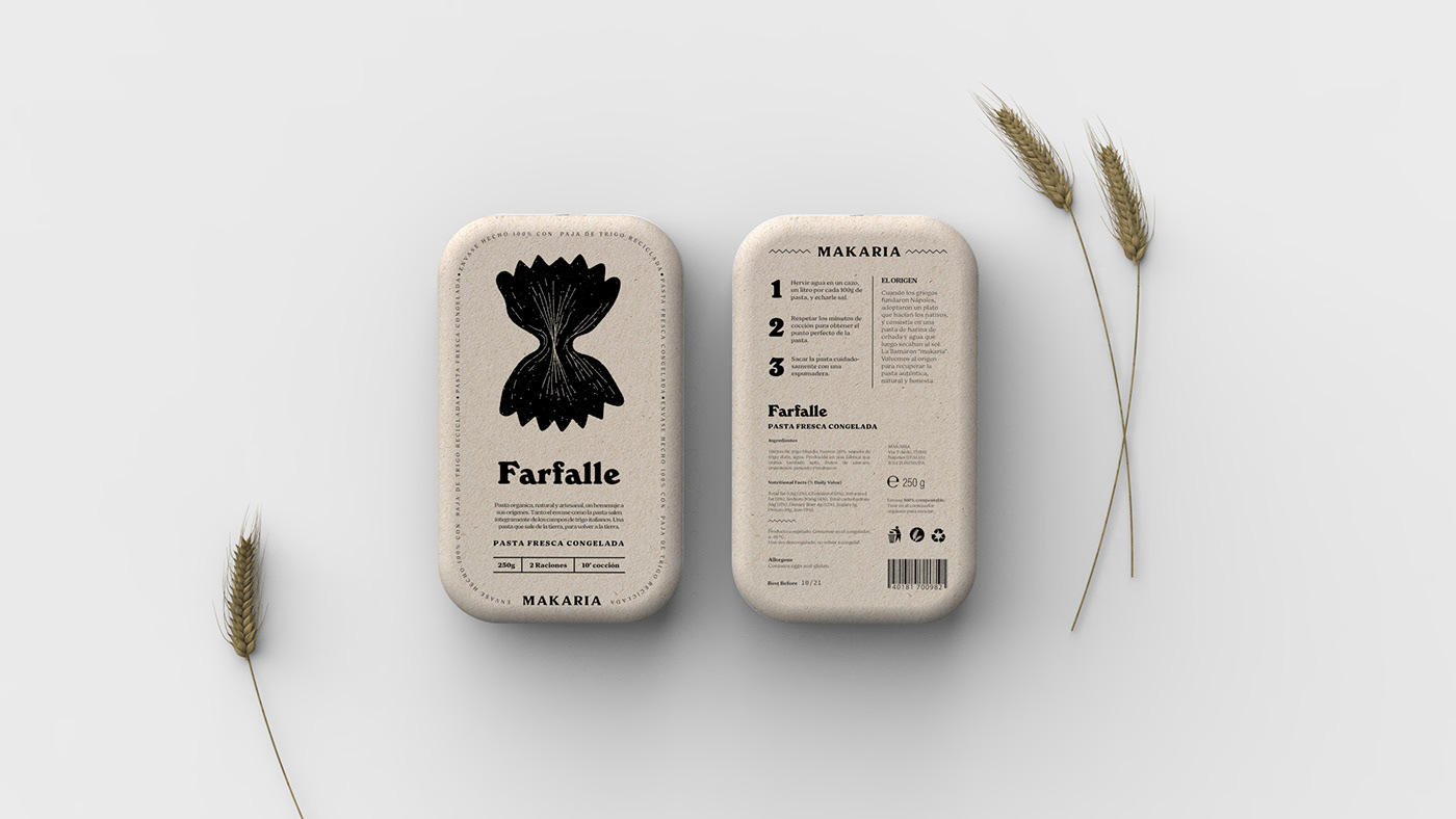 alvarogdesign brand branding  eco-friendly Food  graphic design  identity Packaging Pasta Sustainable