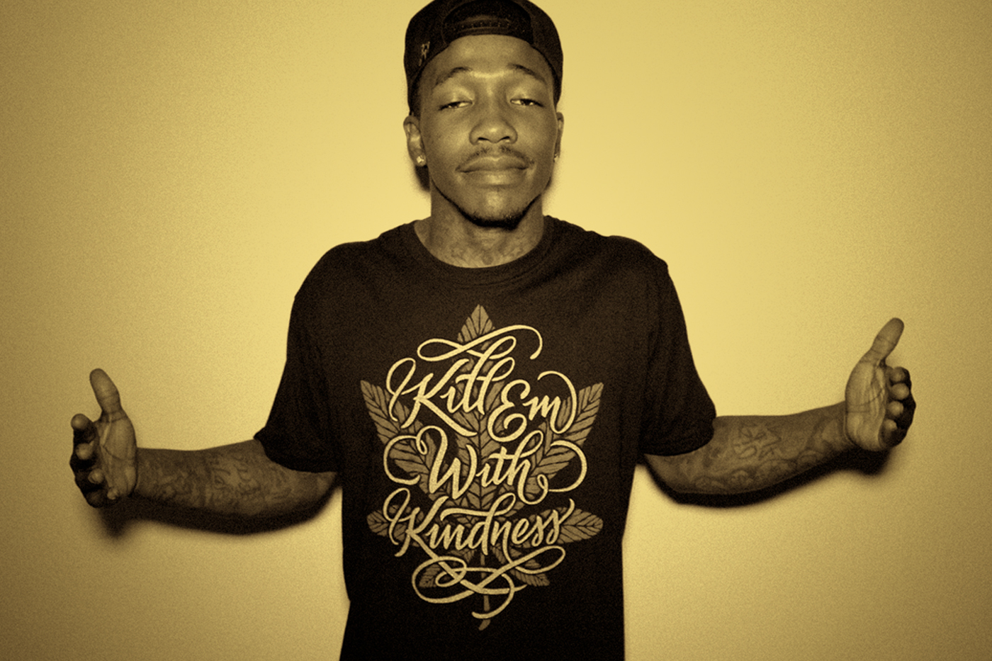 hip-hop apparel typography   lettering gold snapback Dizzy Wright merchandise print Astroham