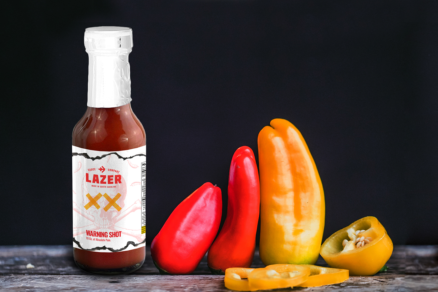 lazer Sauce Company hot sauce Lazer Hot Sauce logo Packaging Logo Design graphic design  Illustrator jamari fowler