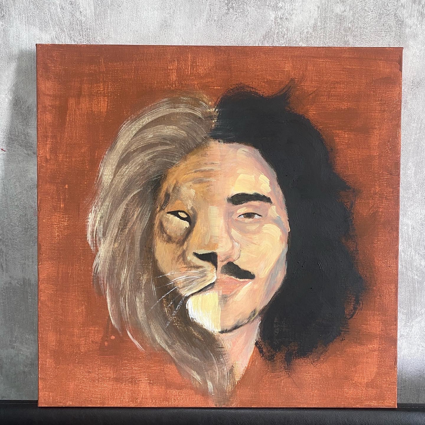 art artist artwork Drawing  Horoscope Leo lion painting   zodiac