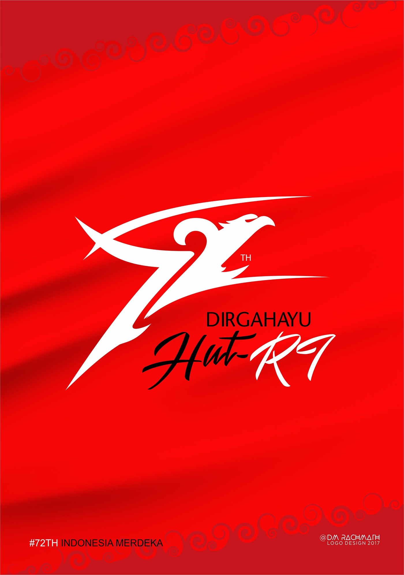 logo hut RI indonesia concept graphic design  aniversary branding  idea design