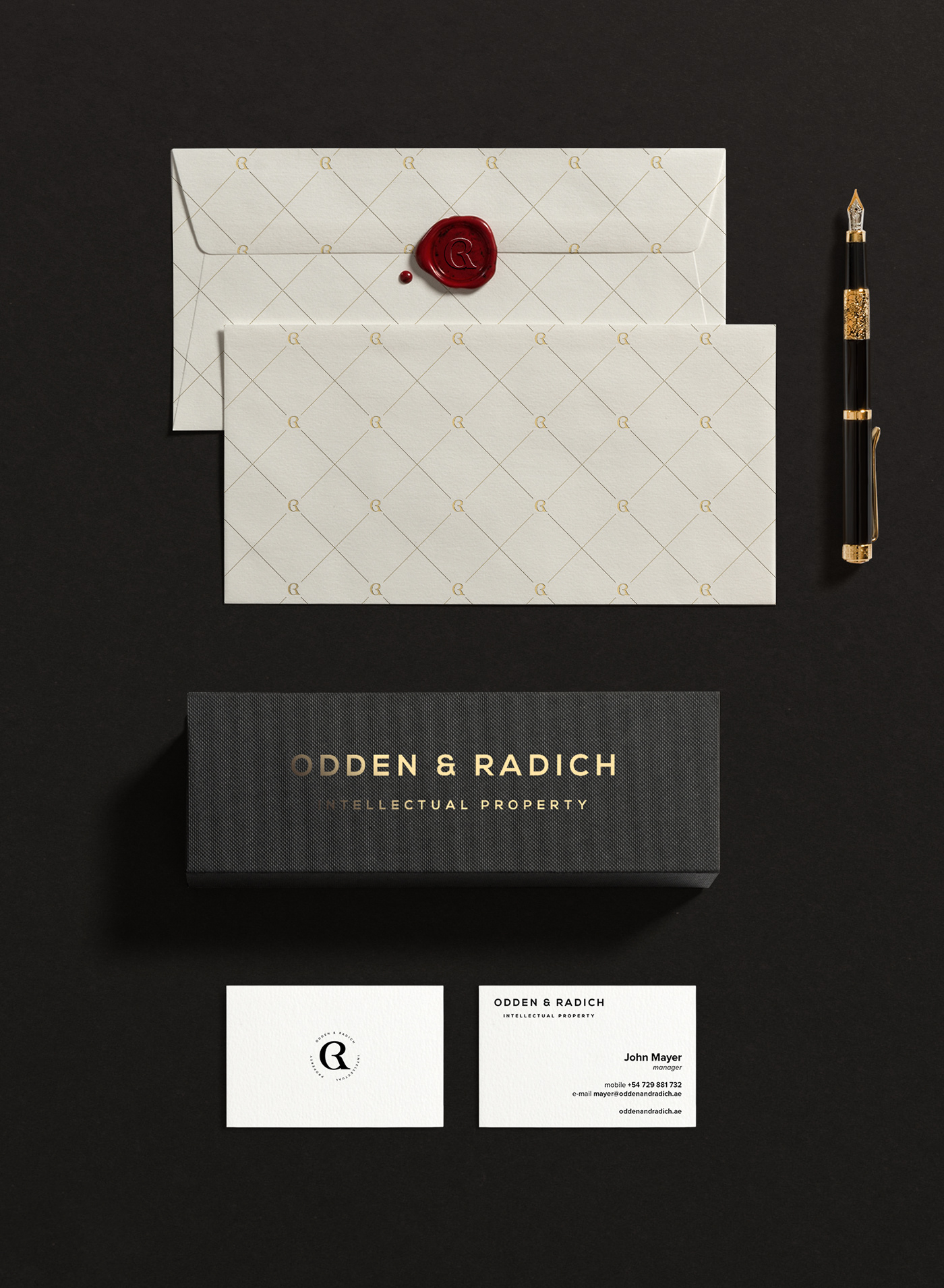 brand identity visual mark symbol logo Logotype monogram elegant Stationery