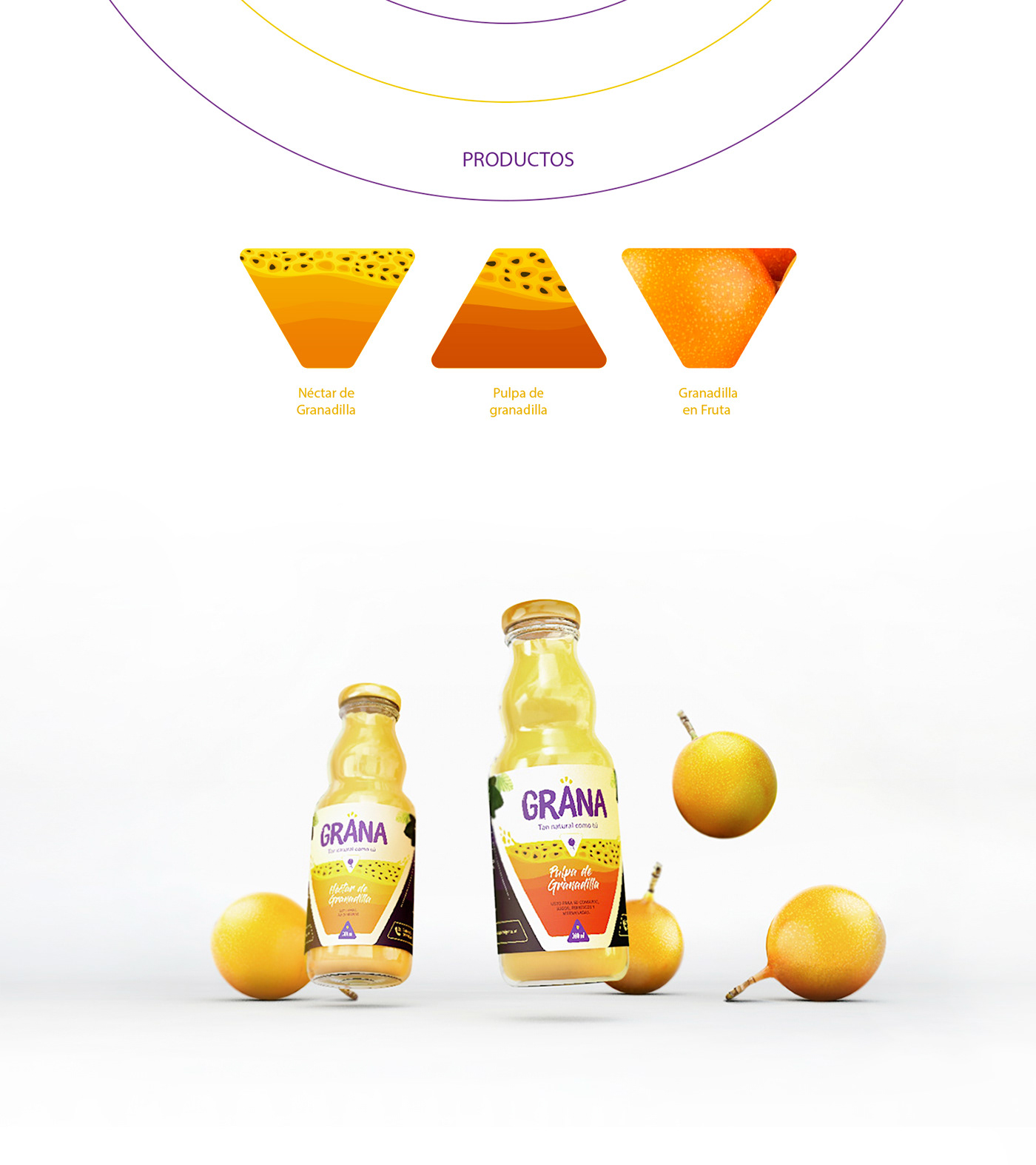 diseño Packaging identidad marca peru granadilla creative botella etiqueta visual