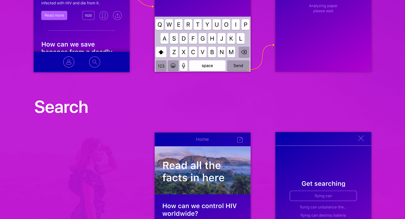 ux UI app fake news science Web Design  interactive design concept branding  information
