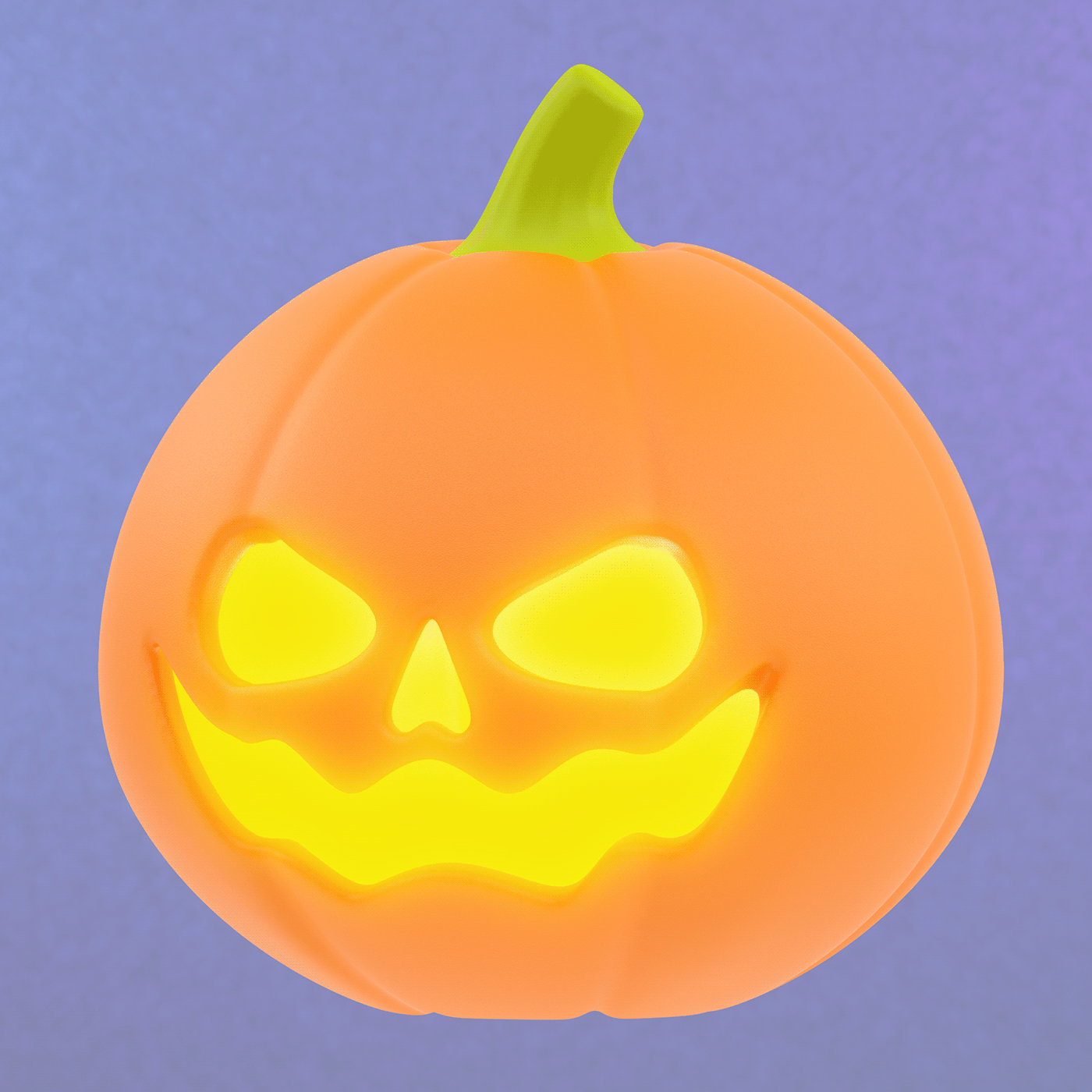 artwork c4d cartoon Character Character design  Halloween monster pumpkin Scary spooky