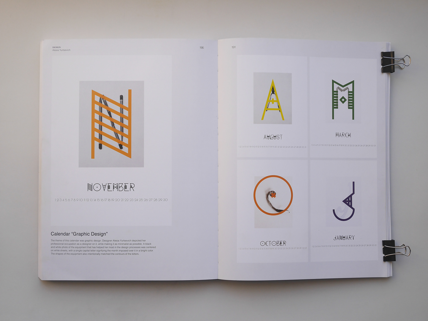 calendar calendar design graphic design  Sanotra Typeface Layout student project