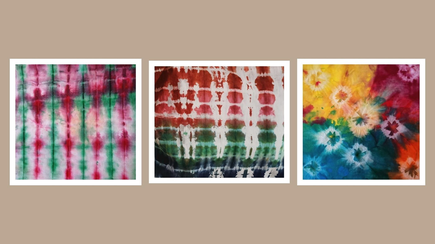 abstract dye fabric textile