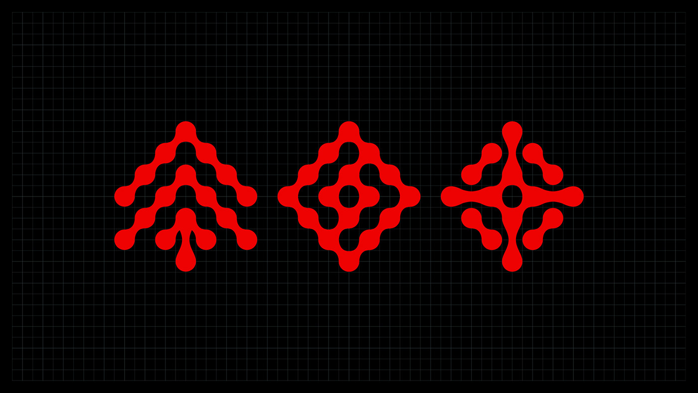 Mysterious symbols as the base our design  system.