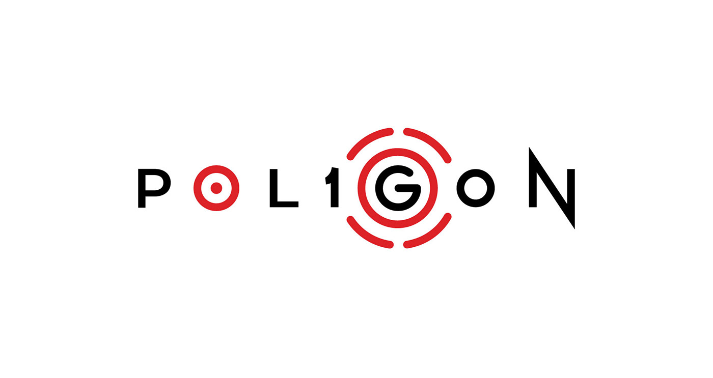 logo design poligon lasergames identity denisespinoza Espinoza